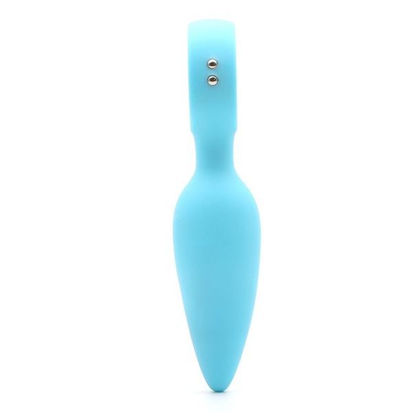 Анальна вібропробка KisToy Orville Blue, діаметр 3 см SO3765