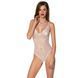 Боді з ажурним декором та відкритим кроком Ursula Body white L/XL &mdash; Passion SO5832