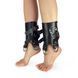 Поножі манжети для подвіса за ноги Leg Cuffs, натуральна шкіра, колір чорний SO5182 1