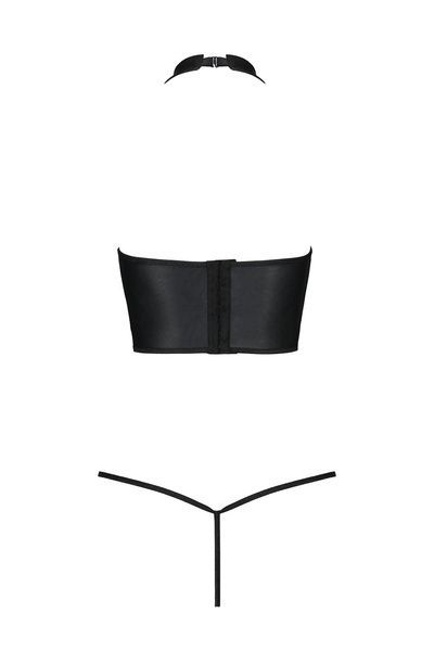 GENEVIA SET WITH OPEN BRA black L/XL - Passion SO8439