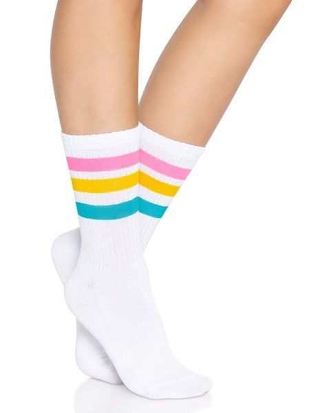 Leg Avenue Pride crew socks Pansexual SO8585