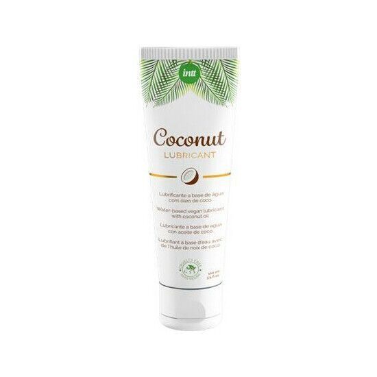 Ухаживающий лубрикант Intt Coconut с кокосовым маслом на водной основе (100 мл) SO6138 фото