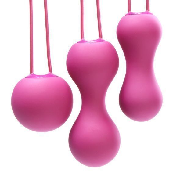 Набір вагінальних кульок Je Joue - Ami Fuchsia, діаметр 3,8-3,3-2,7см, вага 54-71-100гр SO3044