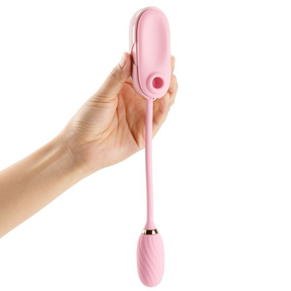 Вакуумний кліторальний стимулятор Otouch Louis Vibrate Pink з вібрацією SO9401