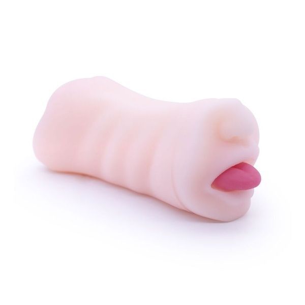 Двосторонній мастурбатор Men Powerup Eroticism: вагіна та ротик SO6231
