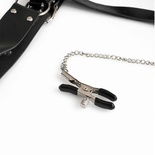 Бондажний набір із металевим анальним гаком №2 Art of Sex Beatrice Bondage set with anal hook №2 SO8507
