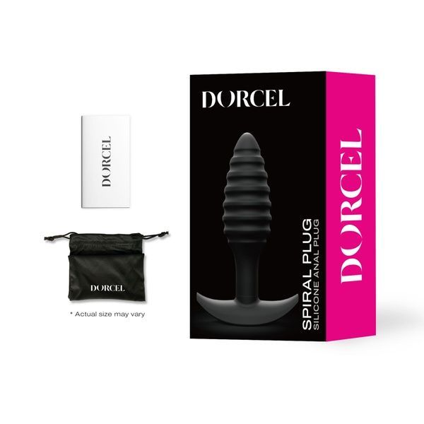 Анальная пробка Dorcel SPIRAL PLUG, диаметр 3 см, силикон SO8289 фото