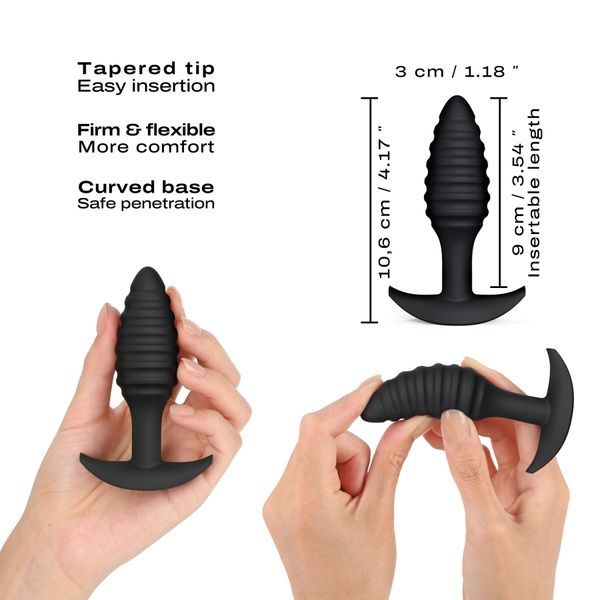 Анальная пробка Dorcel SPIRAL PLUG, диаметр 3 см, силикон SO8289 фото