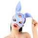 Шкіряна маска Зайчика Art of Sex - Bunny mask, колір Лавандовий SO9648