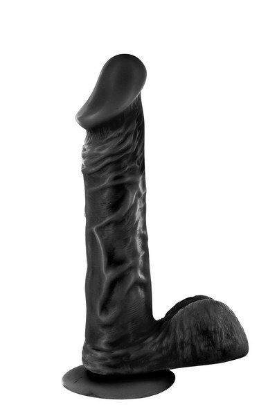 Фалоімітатор Real Body &mdash; Real Tony Black, TPE, діаметр 3,5 см SO3721