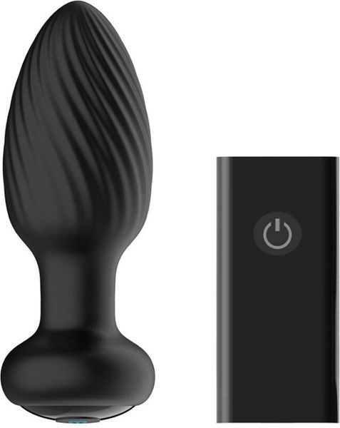 Анальна пробка Nexus TORNADO Remote Control Rotating Butt Plug - Black SO8697