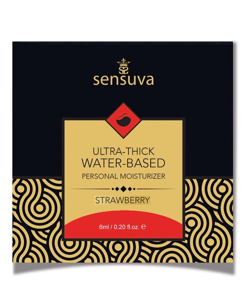 Пробник Sensuva - Ultra–Thick Water-Based Strawberry (6 мл) SO3383