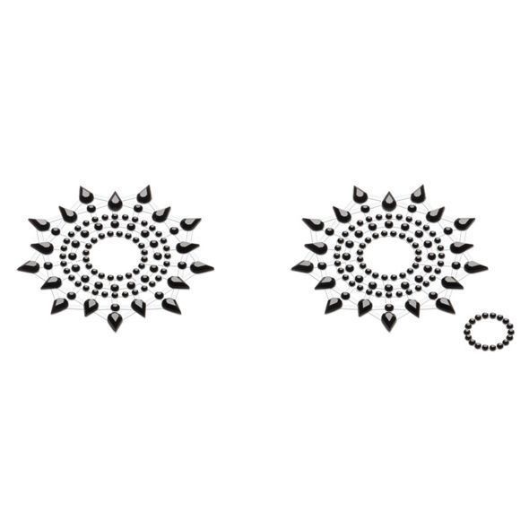 Пестіс з кристалів Petits Joujoux Gloria set of 2 - Black, прикраса на груди SO3133