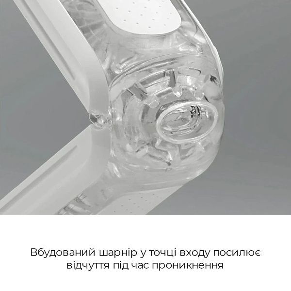 Мастурбатор Tenga Flip Zero Gravity White, изменяемая интенсивность стимуляции, раскладной SO6236 фото