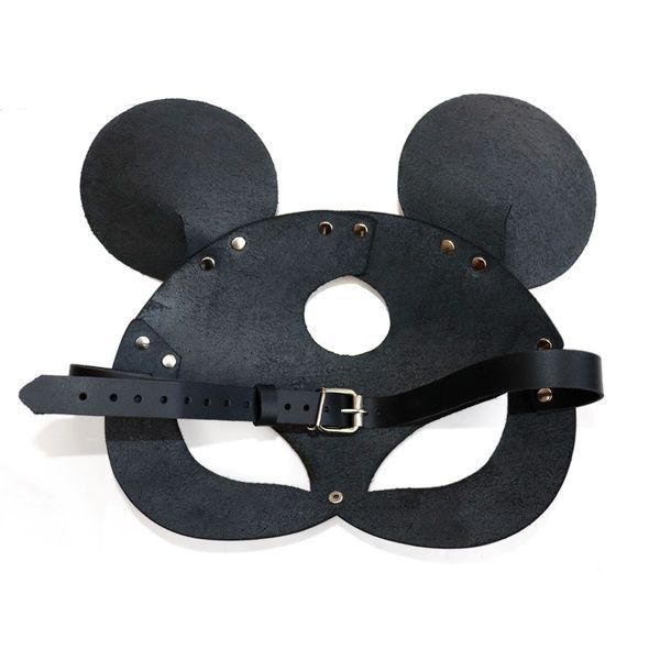 Шкіряна маска мишки Art of Sex - Mouse Mask, колір Лавандовий SO9649