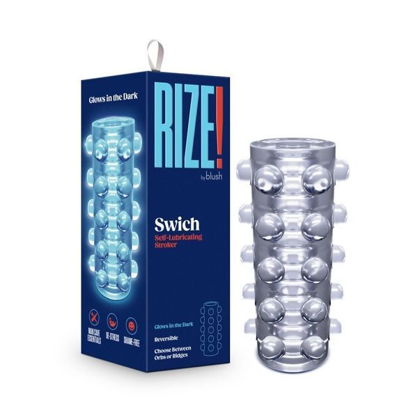 Мастурбатор Rize by Blush - Swich Glow in the Dark Masturbator - Clear SO8832