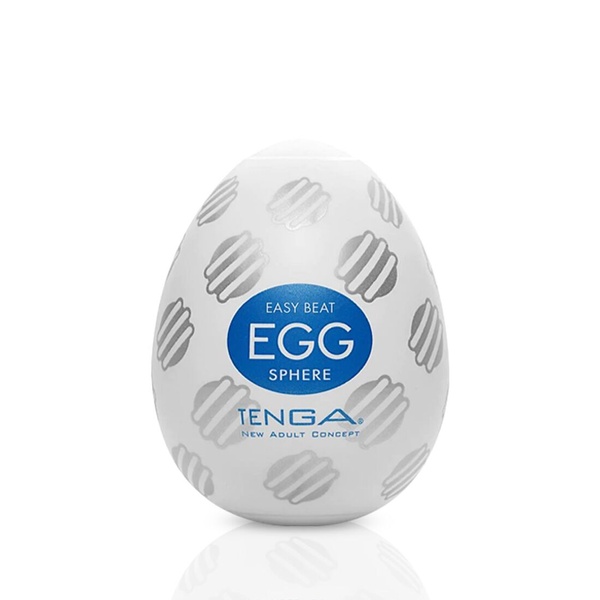Мастурбатор-яйце Tenga Egg Sphere з багаторівневим рельєфом SO5491