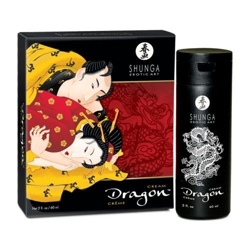Стимулювальний крем для пар Shunga SHUNGA Dragon Cream (60 мл), ефект тепло-холод та поколювання SO2523