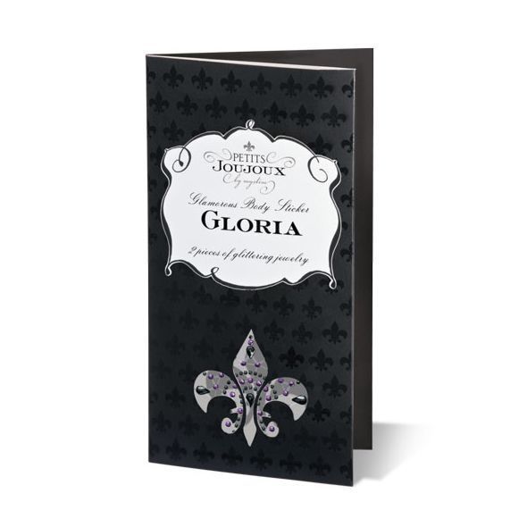 Пестіс з кристалів Petits Joujoux Gloria set of 2 - Silver, прикраса на груди SO3134