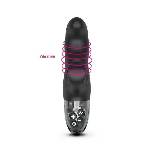 Вібратор-кролик Mystim Hop Hop Bob Black Edition SO8142