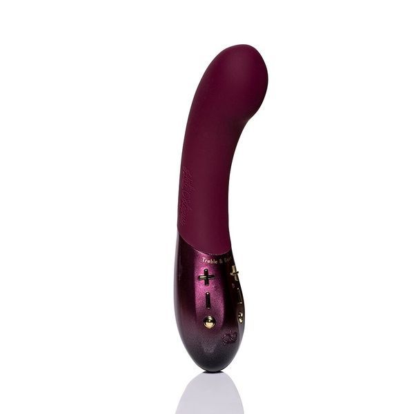 Вібратор для точки G Hot Octopuss KURVE, Treble and Bass Technology, 2 мотори, м&rsquo;який кінчик SO8728