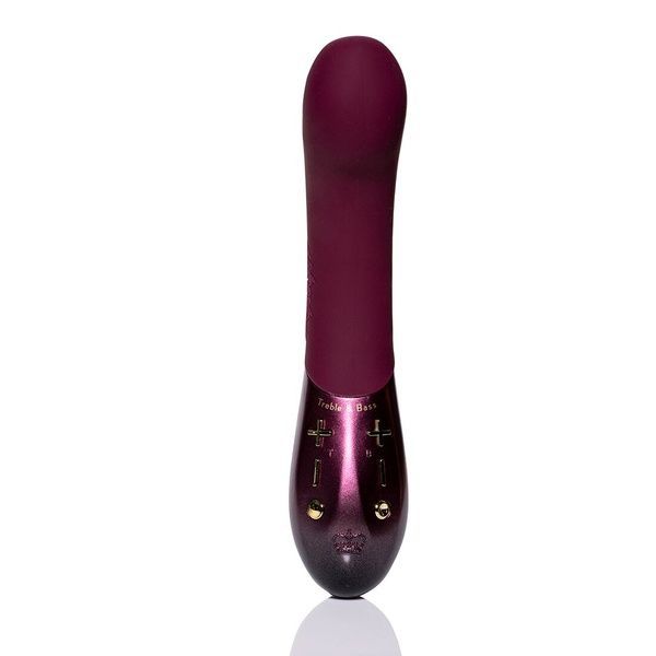Вібратор для точки G Hot Octopuss KURVE, Treble and Bass Technology, 2 мотори, м&rsquo;який кінчик SO8728