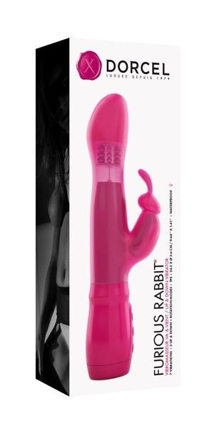Вібратор Dorcel Furious Rabbit зі зворотно-поступальними рухами голівки MD1571