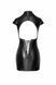 Сукня Noir Handmade F309 Fantasy wetlook mini dress with lace up back - S SX0291 5