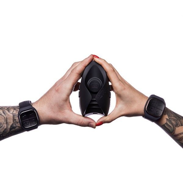 Мастурбатор Hot Octopuss PULSE DUO LUX, пульсація, використання без рук, підходить для пар, 2 пульти SO8730