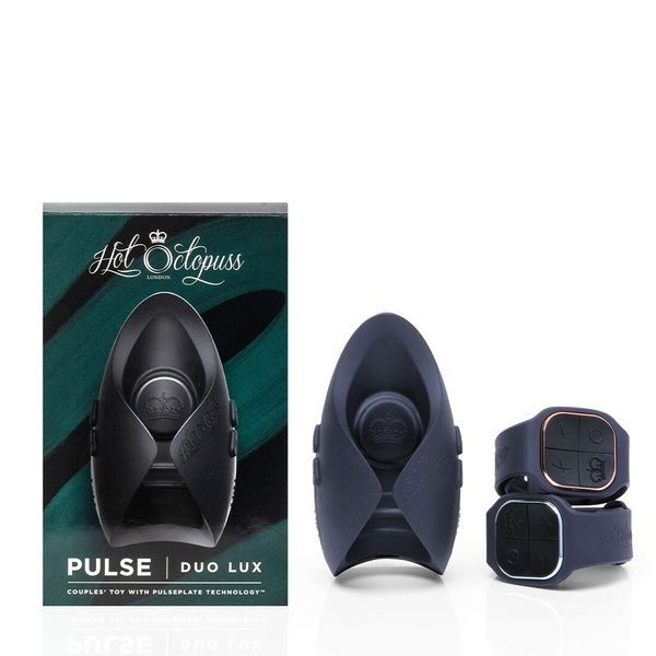 Мастурбатор Hot Octopuss PULSE DUO LUX, пульсація, використання без рук, підходить для пар, 2 пульти SO8730