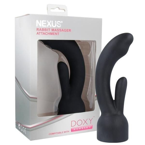 Насадка для вібромасажера Doxy Number 3 - Nexus Rabbit Massager у вигляді вібратора-кролика SO3070