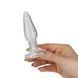 Скляна анальна пробка Pillow Talk Fancy Luxurious Glass Anal Plug, ⌀3,1см, віброкуля в подарунок SO6833 8