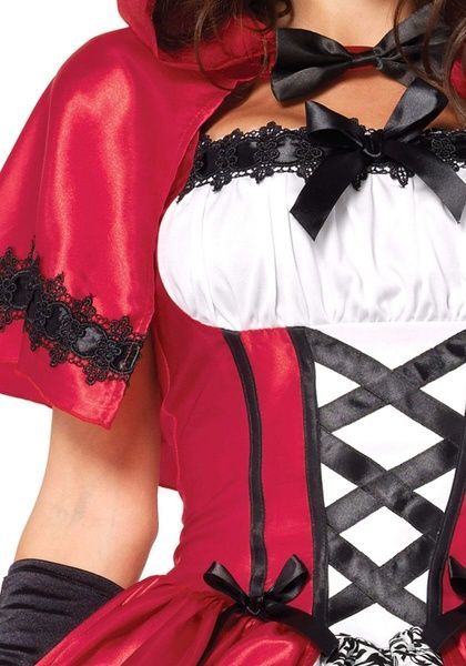 Костюм червоної шапочки Leg Avenue Gothic Red Riding Hood XL SO9122