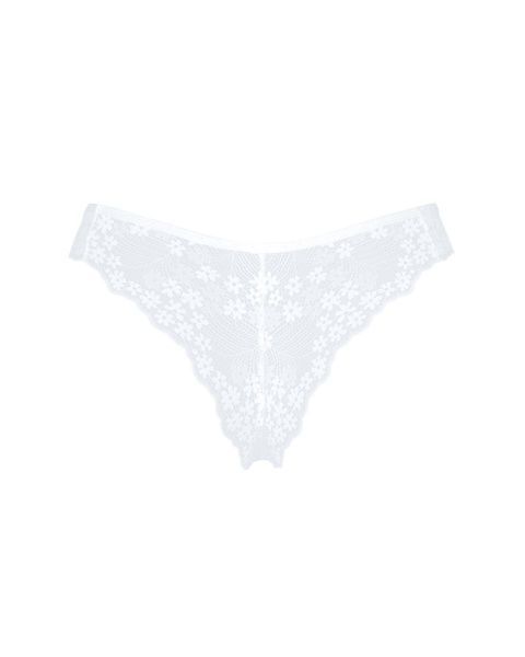 Полупрозрачные трусики Obsessive Heavenlly panties XS/S, открытые ягодицы SO8169 фото