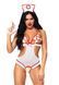 Leg Avenue Roleplay Naughty Nurse OS White/Red SO7892 1