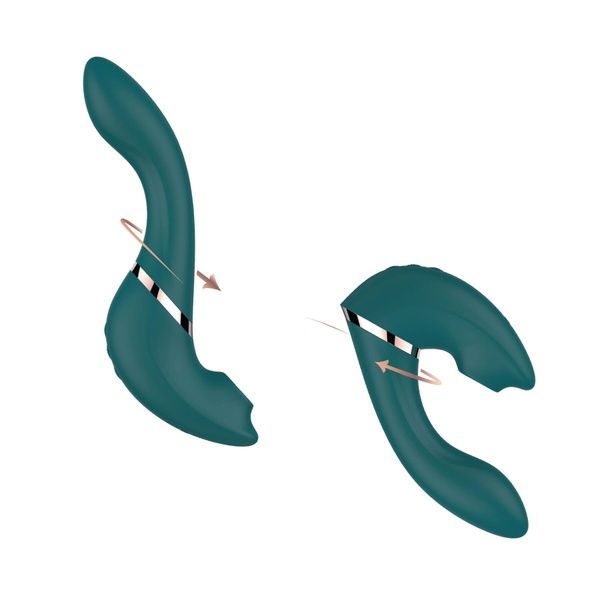 Вакуумний вібратор Swan The Monarch Swan Teal SO8905