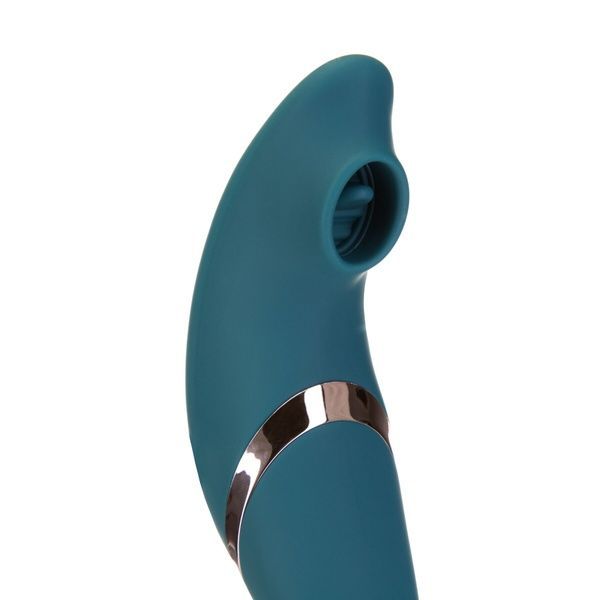 Вакуумний вібратор Swan The Monarch Swan Teal SO8905