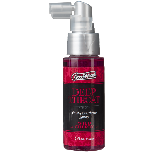 Спрей для мінету Doc Johnson GoodHead DeepThroat Spray - Wild Cherry 59 мл для глибокого мінету SO2800