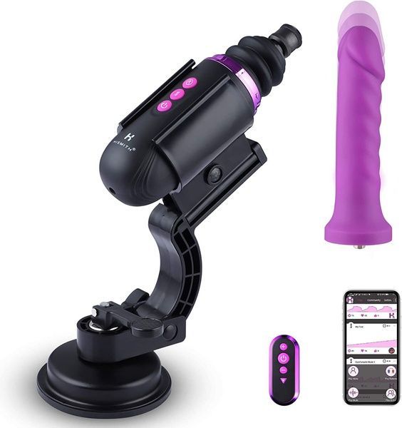Міні секс-машина Hismith Mini Capsule Sex-Machine with Strong Suction APP, дуже потужна, перезаряджа SO6197