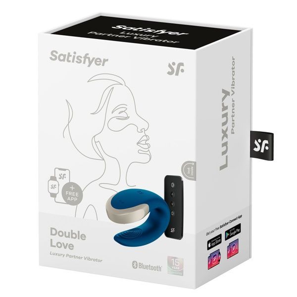 Смарт-вібратор для пар Satisfyer Double Love (Blue) SO4929