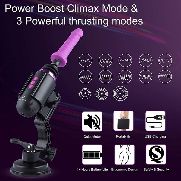 Міні секс-машина Hismith Mini Capsule Sex-Machine with Strong Suction APP, дуже потужна, перезаряджа SO6197