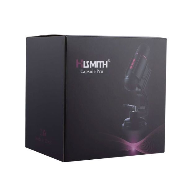 Міні секс-машина Hismith Mini Capsule Sex-Machine with Strong Suction APP, дуже потужна, перезаряджа SO6197