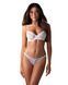 Комплект Obsessive Alissium 2-pcs set, XS/S, мереживо, ліф з м&rsquo;якою чашкою, трусики танга SX0603 1