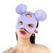 Шкіряна маска мишки Art of Sex - Mouse Mask, колір Лавандовий SO9653