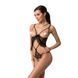 Боди монокини с открытой грудью Passion JUSTINA BODY L/XL, black EL15401 фото 1