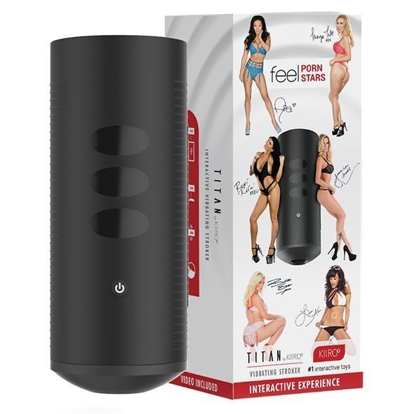 Інтерактивний мастурбатор Kiiroo Titan Feel Pornstars Experience, 9 вібромоторів, теледільдоніка SO3940