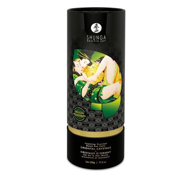 Сіль для ванни Shunga Oriental Crystals Bath Salts ORGANIC &ndash; Lotus Flower (500 г) сіль Мертвого моря SO5964