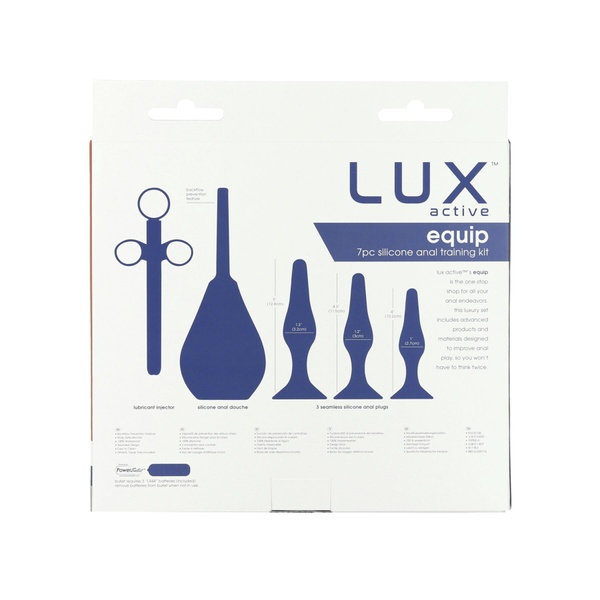 Набір анальних іграшок для новачків Lux Active – Equip – Silicone Anal Training Kit SO5570
