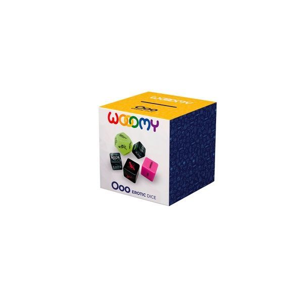 Набір кубиків Wooomy Ooo 5 Dice Set (EN): місця та пози для сексу, інтимні дії та частини тіла SO7403