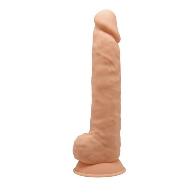 Фалоімітатор реалістичний SilexD Arnold Flesh (MODEL 5 size 10in), двошаровий, силікон+Silexpan, діа SO5969